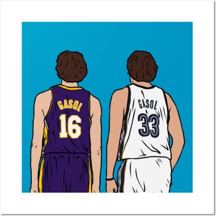 Pau and Marc Gasol Posters and Art